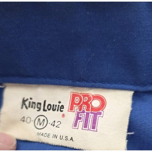 Vintage Capri Sun Drink King Louie Pro Fit Jacket Med Made USA Rare 90s Caprisun - Picture 9 of 12